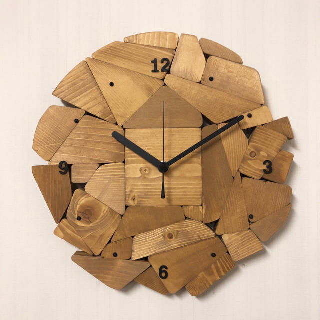 【ギフ_包装】 木製壁掛け時計 掛時計+柱時計