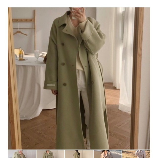dholic(ディーホリック)のRURU 韓国 コート レディースのジャケット/アウター(ロングコート)の商品写真
