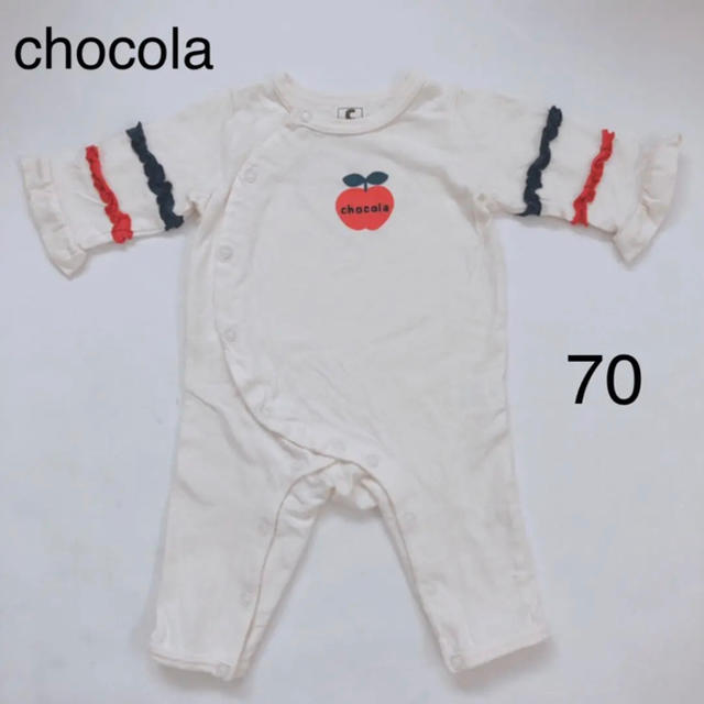 Chocola(ショコラ)のロンパース (70) キッズ/ベビー/マタニティのベビー服(~85cm)(ロンパース)の商品写真