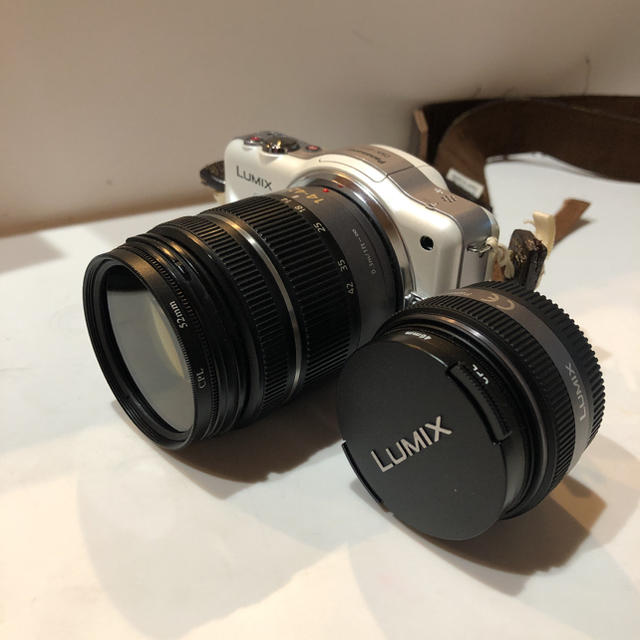 Panasonic(パナソニック)のデジタル一眼レフ　LUMIX GF3(レンズ2本付) スマホ/家電/カメラのカメラ(デジタル一眼)の商品写真