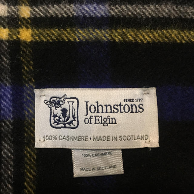 Johnstons(ジョンストンズ)のジョンストンズ Johnstons カシミア 大判 ストール 正真正銘 本物 レディースのファッション小物(ストール/パシュミナ)の商品写真