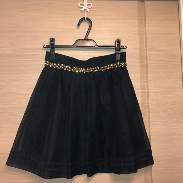 Cynthia Rowley(シンシアローリー)のみり様専用⭐︎Cynthia Rowley ブラックフレアスカート レディースのスカート(ひざ丈スカート)の商品写真