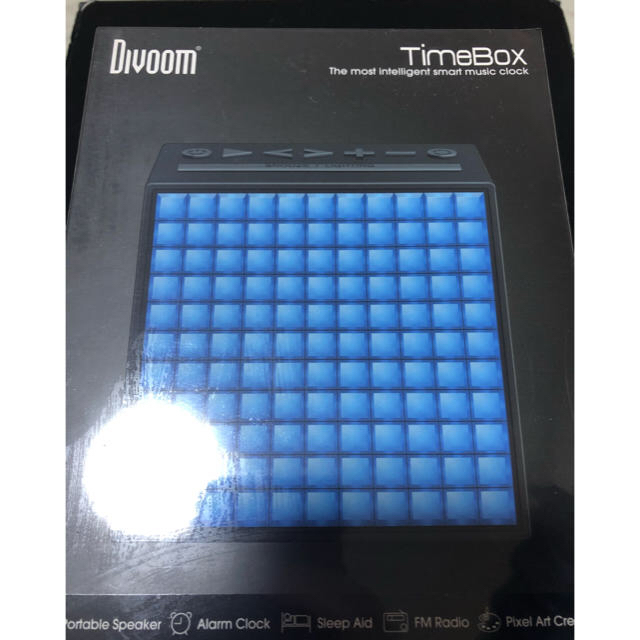 【新品・未開封】Divoom TimeBox Bluetooth4.0 スマホ/家電/カメラのオーディオ機器(スピーカー)の商品写真