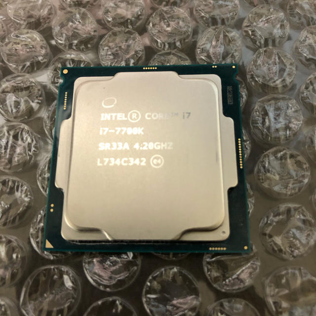 Intel CPU Core i7-7700K 4.2GHzPCパーツ