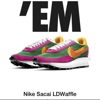 サカイ(sacai)のsacai NIKE パイングリーン27cm(スニーカー)