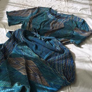 プリーツプリーズイッセイミヤケ(PLEATS PLEASE ISSEY MIYAKE)のvintage プリーツロングワンピース(ロングワンピース/マキシワンピース)