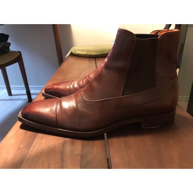 Santoni(サントーニ)のサントーニ　サイズ8 サイドゴアブーツ　美品 メンズの靴/シューズ(ブーツ)の商品写真