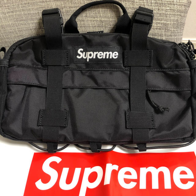 セール】 シュプリーム supreme Waist Bag ウエストバッグ 黒 www ...
