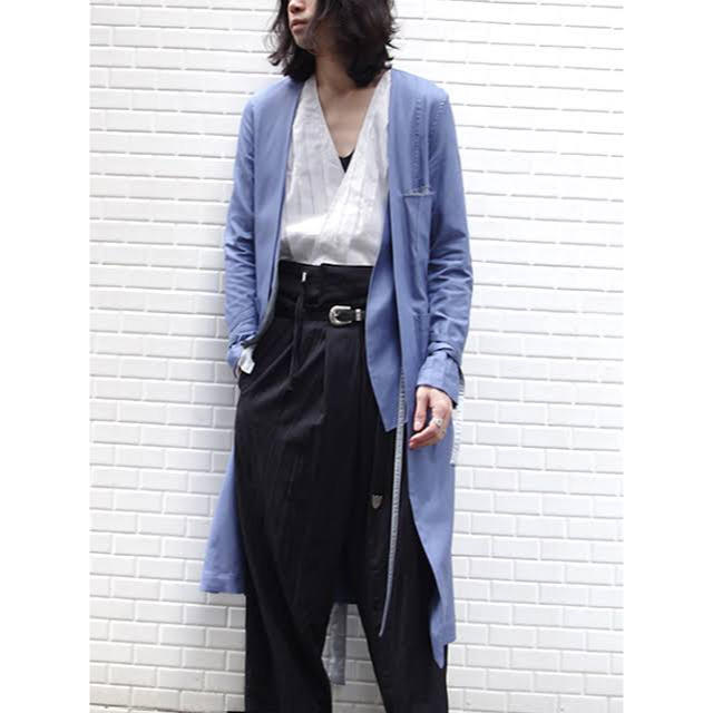 BED J.W. FORD 18ss ガウン black サイズ1ステンカラーコート