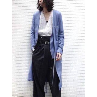 ヨウジヤマモト(Yohji Yamamoto)のBED J.W. FORD 18ss ガウン black サイズ1(ステンカラーコート)