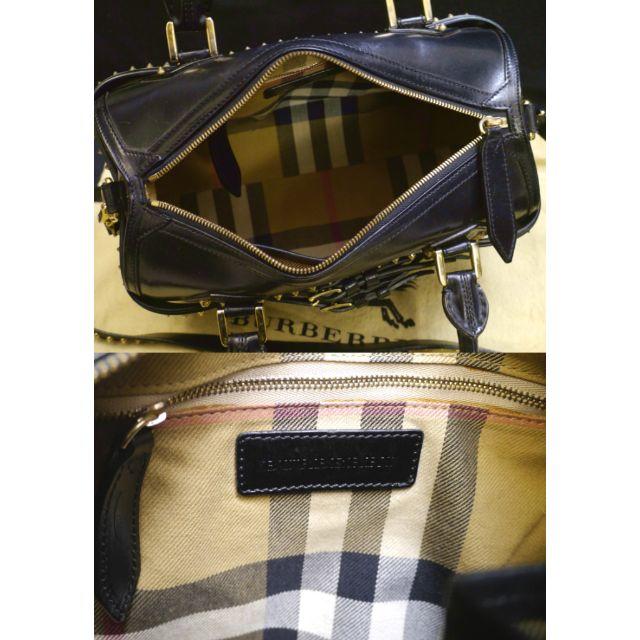 BURBERRY(バーバリー)の超レア36万★バーバリー プローサム スタッズデザイン 2way レザー バッグ レディースのバッグ(トートバッグ)の商品写真