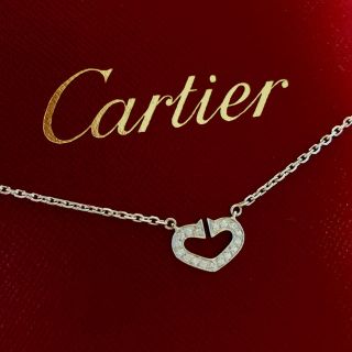 カルティエ(Cartier)のカルティエ cハート・シンボル　ネックレス(ネックレス)