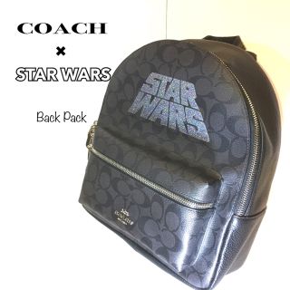 コーチ(COACH)の【限定コラボ】COACH×STAR WARS/シグネチャー×グリッター【激レア】(リュック/バックパック)