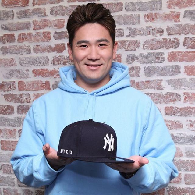 NEW ERA(ニューエラー)の田中将大 ニューヨーク・ヤンキース　コラボキャップ 楽天イーグルス スポーツ/アウトドアの野球(記念品/関連グッズ)の商品写真