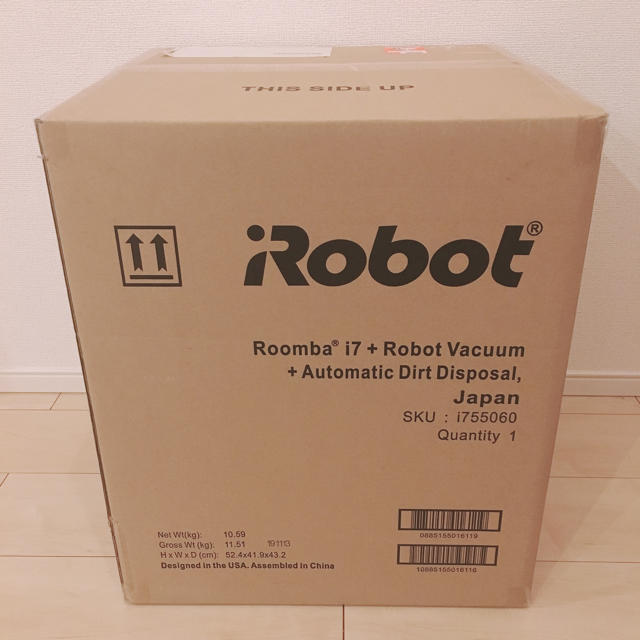 iRobot(アイロボット)のiRobot　アイロボット ルンバi7+ i755060 新品未開封 スマホ/家電/カメラの生活家電(掃除機)の商品写真