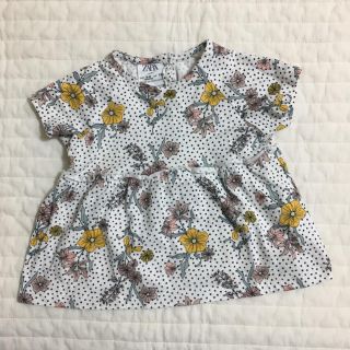 ザラ(ZARA)のZARA  BABY 半袖カットソー 6-9M 50-70(Ｔシャツ)