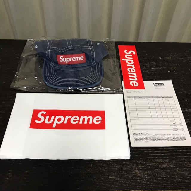 新品 Supreme Contrast Stitch Camp Cap