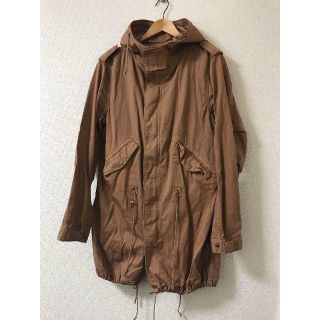 アーバンリサーチ(URBAN RESEARCH)のURBAN RESEARCH　モッズコート　シャカシャカ　ブラウン　メンズ(モッズコート)