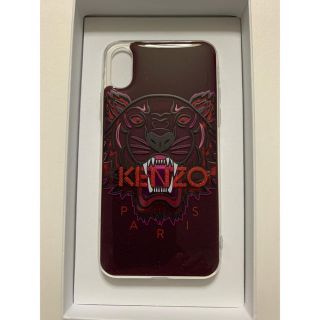 ケンゾー(KENZO)のKenzo ブラック 3D  ロゴ iPhone X/XS ケース (iPhoneケース)