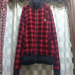 フレッドペリー(FRED PERRY)の値下げ！　フレッドペリー　チェック　ベロア　ジャージ　ジャケット　ブルゾン(ジャージ)