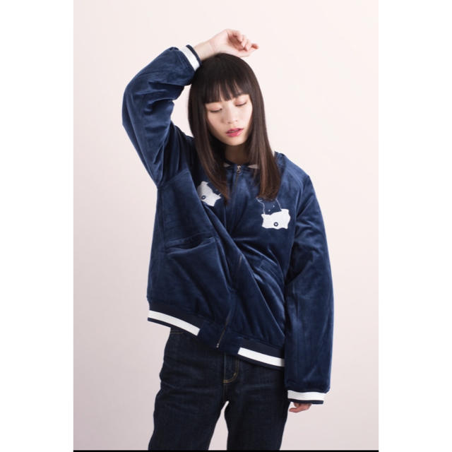 ベロアくまスカジャンの通販 by shop|ラクマ ベロアくまスカジャンの通販 by shop|ラクマ