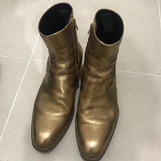 サンローラン(Saint Laurent)の期間限定価格⭐︎saint laurent paris ゴールド　ブーツ　40(ブーツ)