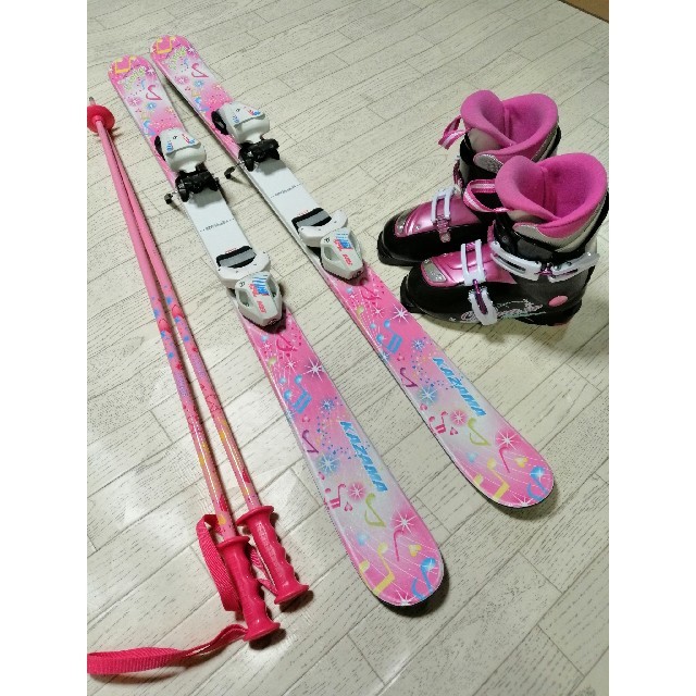 ジュニアカービングスキー106cm ブーツHart 21~21.5セット - 板
