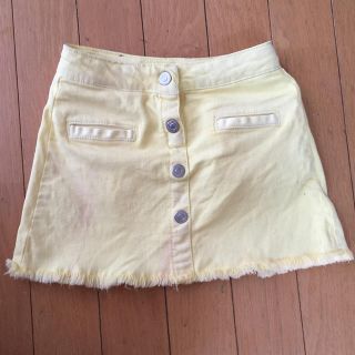 ザラキッズ(ZARA KIDS)のzarakids  イエロースカート(スカート)