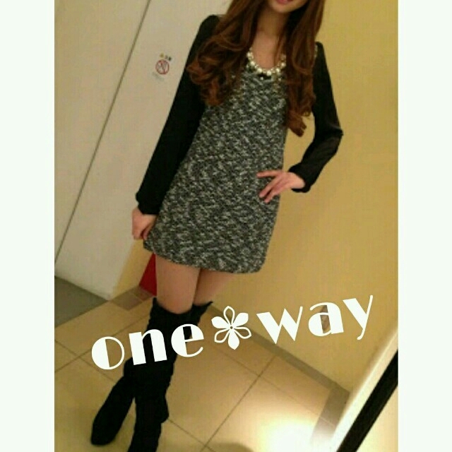 one*way(ワンウェイ)のone wayワンピース♡ レディースのワンピース(ミニワンピース)の商品写真