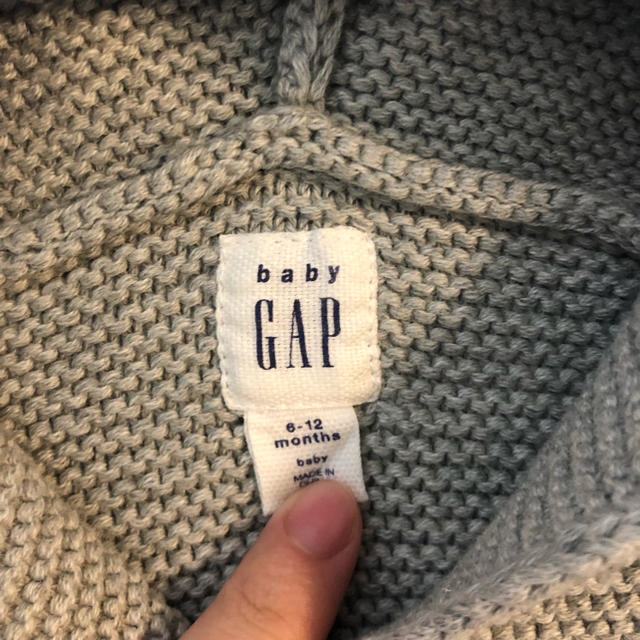 GAP(ギャップ)のyuu様 専用 ☆新品未使用 くま耳カーディガン キッズ/ベビー/マタニティのベビー服(~85cm)(カーディガン/ボレロ)の商品写真