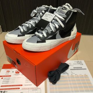 ナイキ(NIKE)のNIKE BLAZER MID/SACAI. 25.5cm(スニーカー)