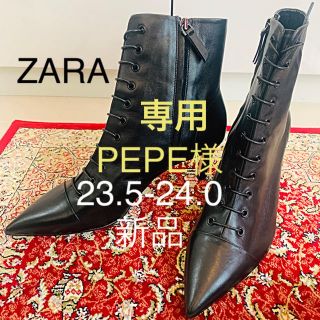 ザラ(ZARA)のzara♡ショートブーツ黒(ブーティ)