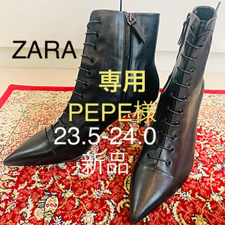 ザラ(ZARA)のzara♡ショートブーツ黒(ブーティ)