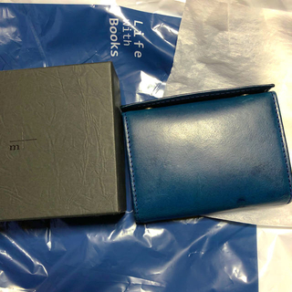 エムピウ(m+)のm+ エムピウ ミッレフォッリエ　ブルー　財布(折り財布)
