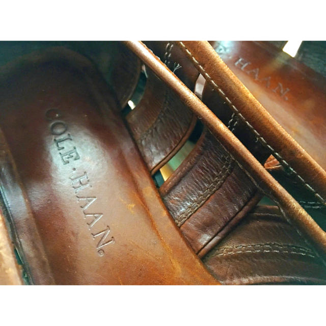 Cole Haan(コールハーン)のCOLE HAAN レザースリッポン 25.5cm Brazil製 メンズの靴/シューズ(スリッポン/モカシン)の商品写真