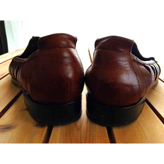 Cole Haan(コールハーン)のCOLE HAAN レザースリッポン 25.5cm Brazil製 メンズの靴/シューズ(スリッポン/モカシン)の商品写真