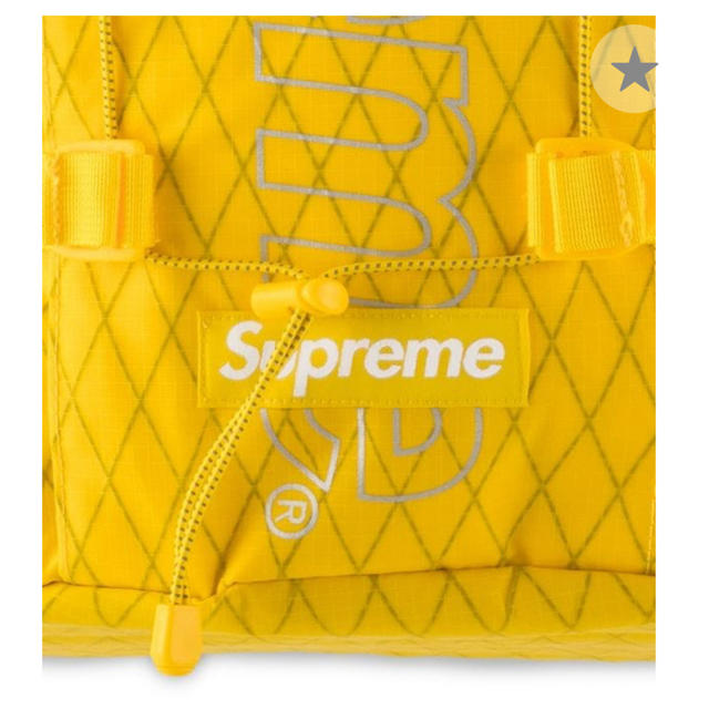 Supreme(シュプリーム)のsupreme バックパック イエロー　リュック メンズのバッグ(バッグパック/リュック)の商品写真