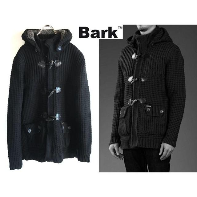 黒サイズ★ほとんど着てない美品！★Barkイタリア製ニットダッフルロング★国内正規品★黒