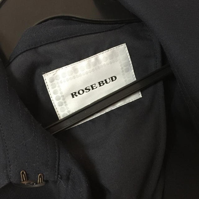 ROSE BUD(ローズバッド)のトレンチコート NVY レディースのジャケット/アウター(トレンチコート)の商品写真