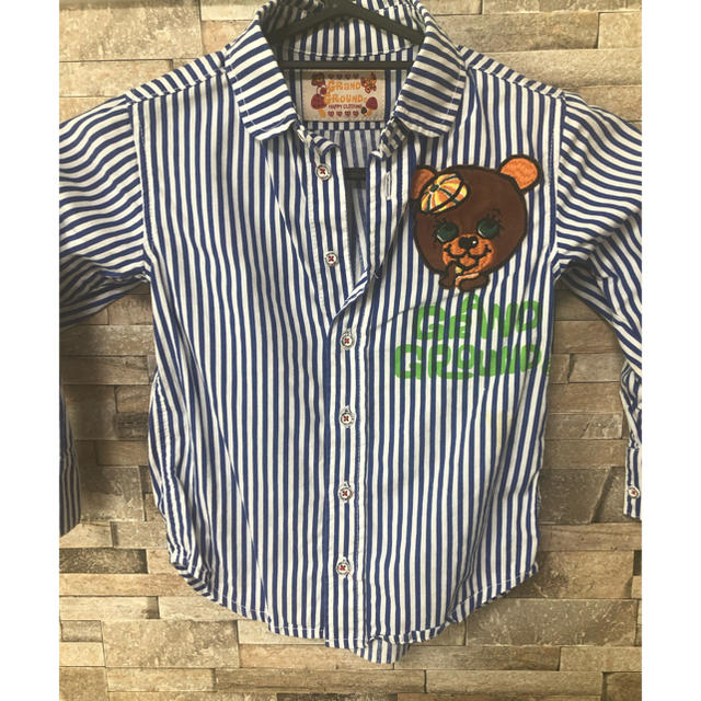 GrandGround(グラグラ)のグラグラ シャツ 100 キッズ/ベビー/マタニティのキッズ服男の子用(90cm~)(Tシャツ/カットソー)の商品写真