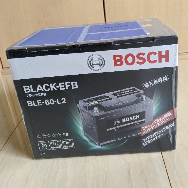 BLE-60-L2 フィアット 500 BOSCH EFB バッテリー  60A