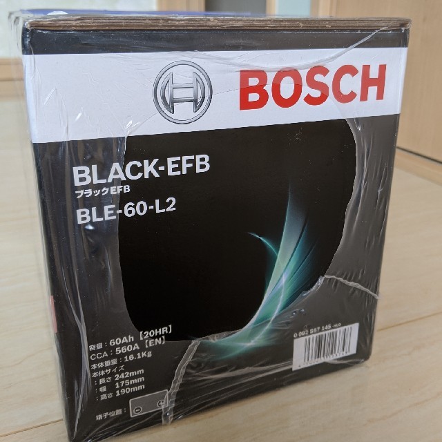 BLE-60-L2 フィアット 500 BOSCH EFB バッテリー  60A