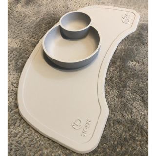 ストッケ(Stokke)のストッケ EZPZマット (グレー・トリップトラップ用)(プレート/茶碗)