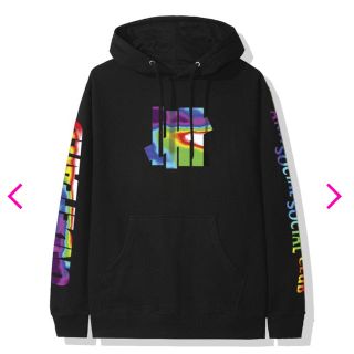 アンディフィーテッド(UNDEFEATED)のASSC × undefeated hoodie XL 黒　即発送(パーカー)