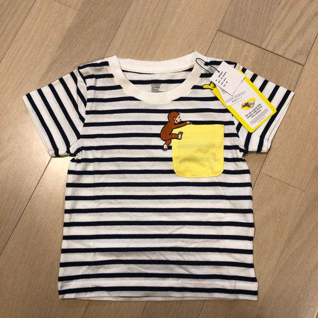 Design Tshirts Store graniph(グラニフ)の新品未使用 おさるのジョージ キッズ/ベビー/マタニティのキッズ服女の子用(90cm~)(Tシャツ/カットソー)の商品写真