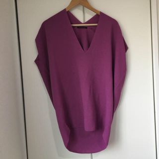 ラフシモンズ(RAF SIMONS)のオーバーサイズ　変形　ニットベスト(ベスト)