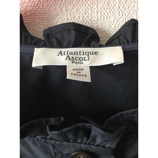 Atlantique Ascoli  ブラウス　紺　Drawer