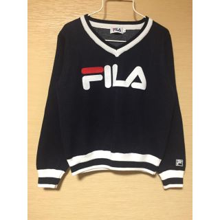 フィラ(FILA)のFILA ニット セ－タ－ デカロゴ(ニット/セーター)