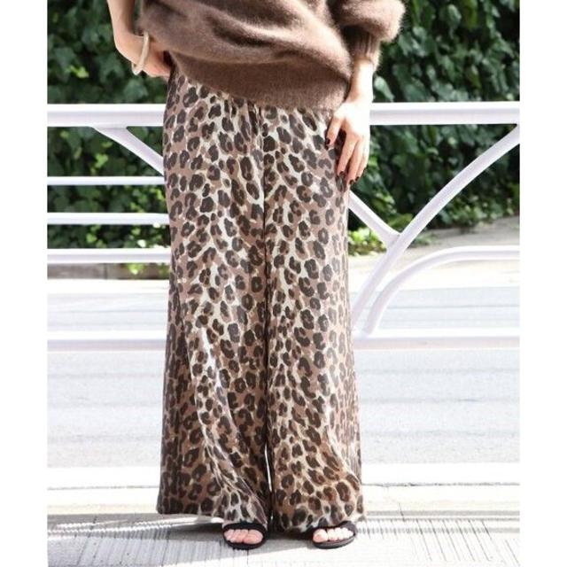 新品◆Plage プラージュ leopard ワイドパンツ 36