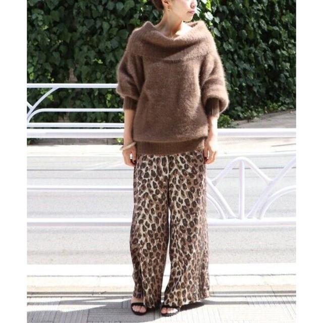 Plage(プラージュ)の新品◆Plage プラージュ leopard ワイドパンツ 36 レディースのパンツ(カジュアルパンツ)の商品写真